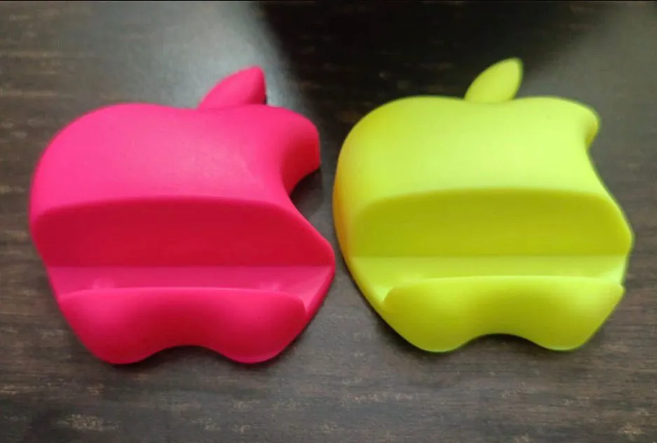 Plastic Apple Phone Stand , corporate gifting products, made by inject mould industries