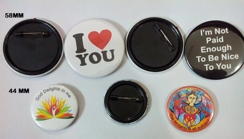 custom button badges, by injectmould industries, sidamhk, plastic injection molding moulds