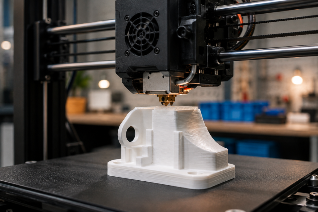 3D printer printing plastic part prototype , rapid prototyping delhi, 3D printing services bawana, die maker delhi